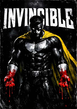 Invincible with bloody hands