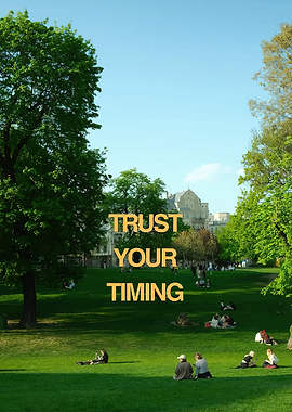 Trust Your Timing Park Scene