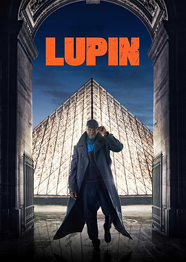 Lupin at the Louvre Pyramid
