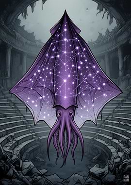 Cosmic Kraken in Ancient Ruins