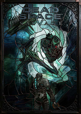 Dead Space Stained Glass Art