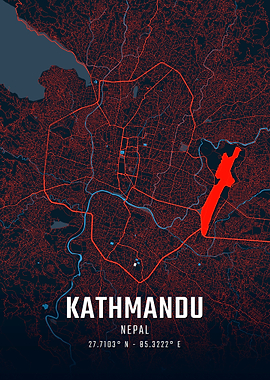 Kathmandu City Map
