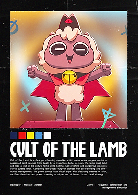 Cult of the Lamb Game Poster