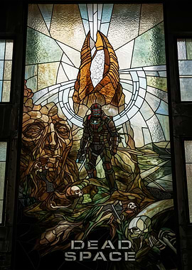 Dead Space Stained Glass Art