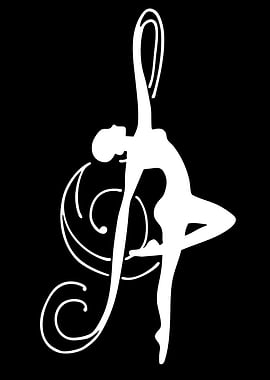 Ballet Dancer and Treble Clef