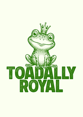 Toadally Royal Frog with Crown