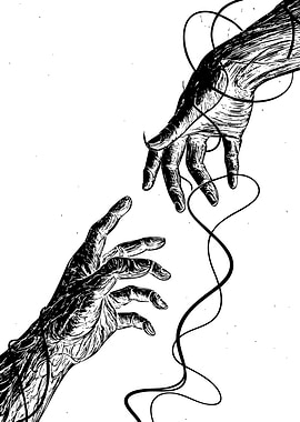 Reaching Hands with Entangled Threads