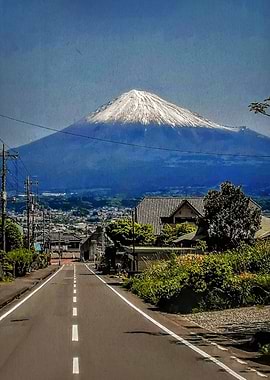 Mount Fuji Road View
