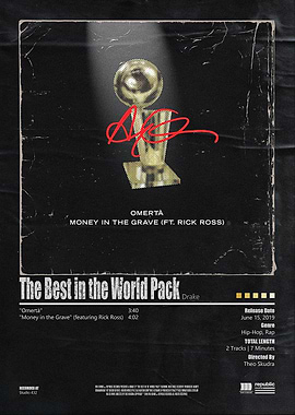 Drake 'The Best in the World Pack' Poster