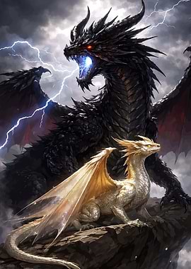 Two Dragons in a Storm