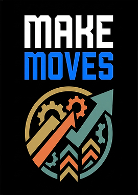 Make Moves motivational graphic