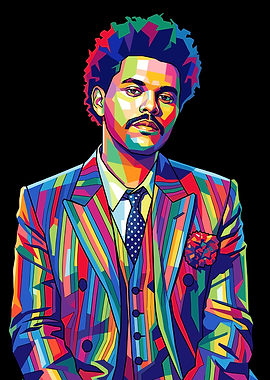 The Weeknd Pop Art