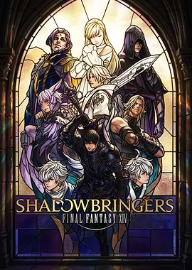 Final Fantasy XIV Shadowbringers Stained Glass Art