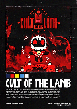 Cult of the Lamb Game Poster
