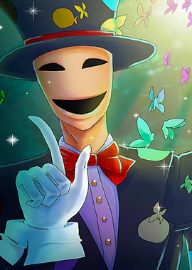 Magician with Butterflies