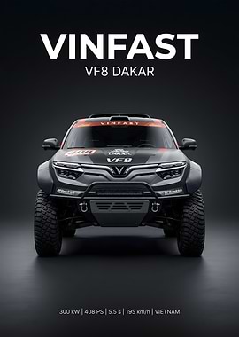 VinFast VF8 Dakar Rally Car