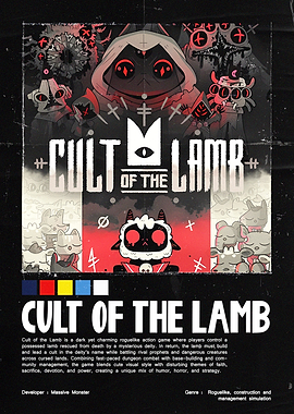 Cult of the Lamb Game Poster