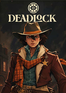 Deadlock Western Cowboy Poster