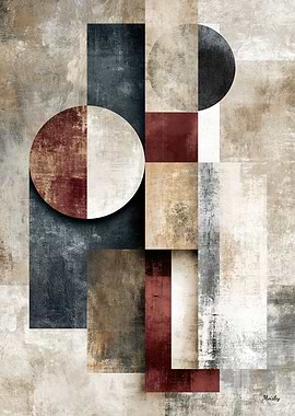 Wabi Sabi Japanese Geometry No. 04 – Quiet Luxury Japandi Wall Art