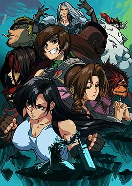 Final Fantasy VII Characters Montage
