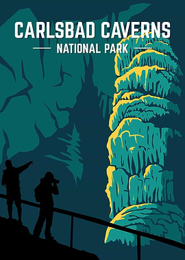 Carlsbad Caverns National Park Poster