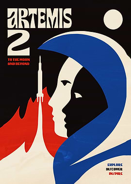 Artemis 2 Mission Poster