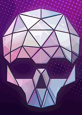 Geometric Crystal Skull