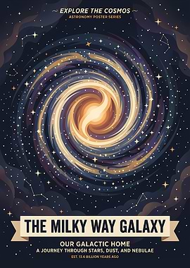 The Milky Way Galaxy Poster