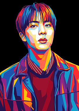 Jin BTS Pop Art