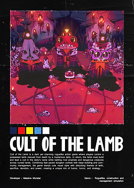 Cult of the Lamb Game Poster