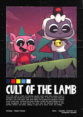 Cult of the Lamb Game Poster