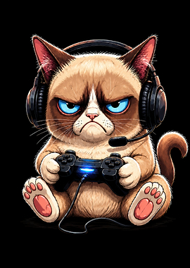 Grumpy Cat Gamer