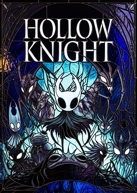 Hollow Knight Stained Glass Art