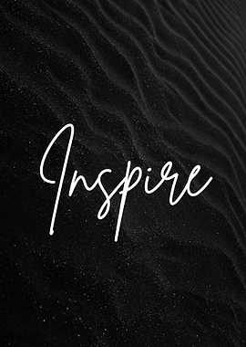 Inspire text Art