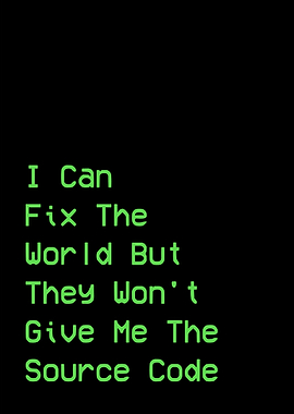 Funny Office Programming I Can Fix The World