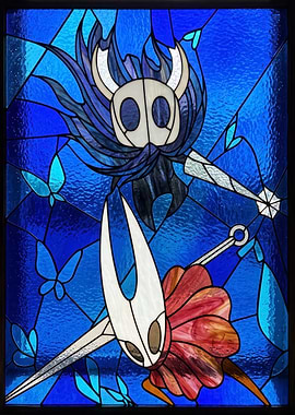 Hollow Knight Stained Glass Art
