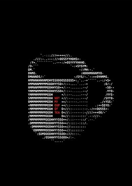 Funny ASCII Art Coffee Cup