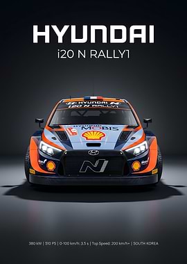 Hyundai i20 N Rally1 Car
