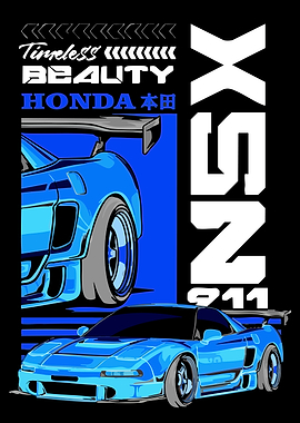 Honda NSX Car Art