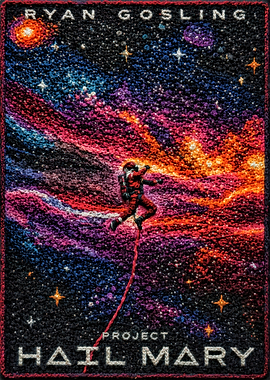 Project Hail Mary Ryan Gosling Space Art