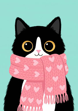 Tuxedo Cat Love