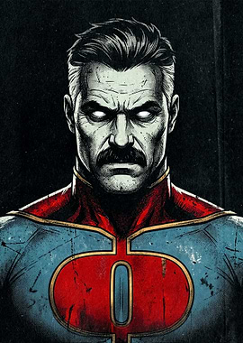 Omni-Man Comic Art