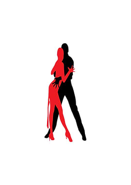Couple Dancing Tango