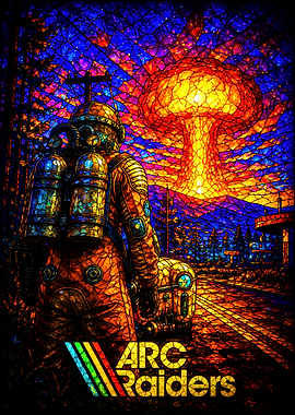 Arc Raiders Stained Glass Art
