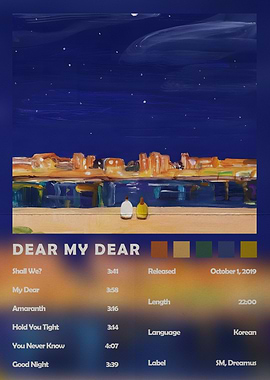 Chen Dear My Dear Album Art