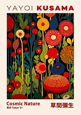 Yayoi Kusama Cosmic Nature Japan