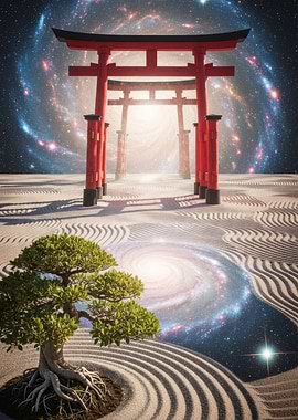 Zen Garden Galaxy Torii Gates