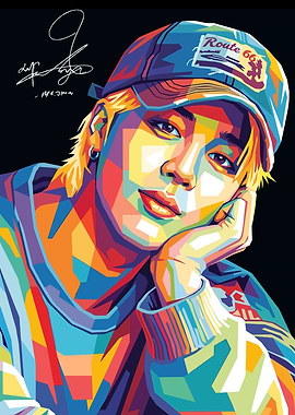 Jimin Pop Art Portrait