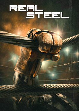 Real Steel Robot Boxing Poster