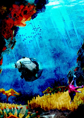 Underwater Subnautica Exploration